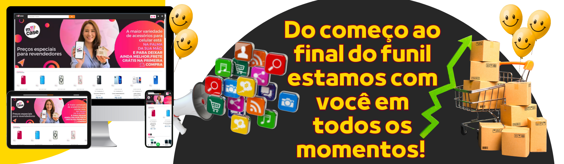 Banner de marketing digital da agência GoogaryWeb, soluções digitais para empresas